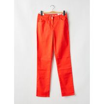 GERRY WEBER - Pantalon slim rouge en coton - Femme - Taille 38 - Modz