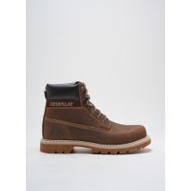 CAT - Bottines/Boots marron en cuir - Homme - Taille 41 - Modz