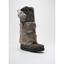 MANITOBAH - Bottes gris en cuir - Femme - Taille 40 - Modz