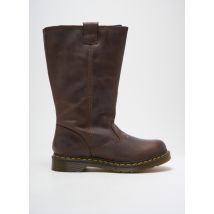 DR MARTENS - Bottes marron en cuir - Femme - Taille 41 - Modz