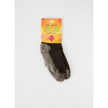 CLIO - Chaussettes marron en polyamide - Femme - Taille 35 - Modz