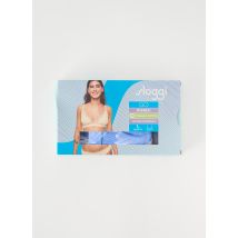SLOGGI - Soutien-gorge bleu en coton - Femme - Taille 38 - Modz