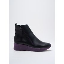 HIRICA - Bottines/Boots violet en cuir - Femme - Taille 38 - Modz