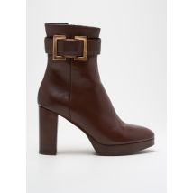 ELISA LANCI - Bottines/Boots marron en cuir - Femme - Taille 38 - Modz