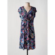 CANAT - Robe mi-longue bleu en polyester - Femme - Taille 40 - Modz
