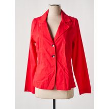 DOLCEZZA - Blazer rouge en coton - Femme - Taille 38 - Modz