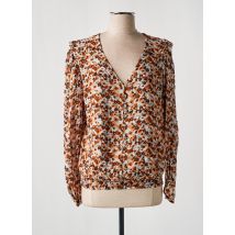 ESQUALO - Blouse marron en viscose - Femme - Taille 42 - Modz