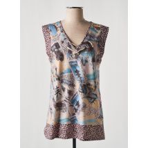 LESLIE - Débardeur marron en polyester - Femme - Taille 38 - Modz