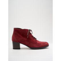 ARA - Bottines/Boots rouge en cuir - Femme - Taille 40 - Modz