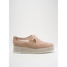 PERTINI - Derbies beige en cuir - Femme - Taille 41 - Modz