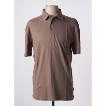 JACK & JONES - Polo marron en coton - Homme - Taille S - Modz