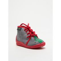 BELLAMY - Chaussons/Pantoufles rouge en textile - Garçon - Taille 19 - Modz