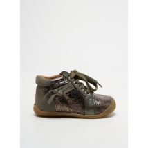 BABYBOTTE - Bottillons vert en cuir - Fille - Taille 19 - Modz