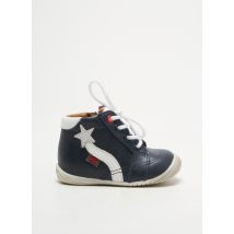 GBB - Bottillons bleu en cuir - Garçon - Taille 19 - Modz