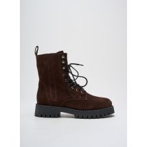 TAMARIS - Bottines/Boots marron en cuir - Femme - Taille 38 - Modz