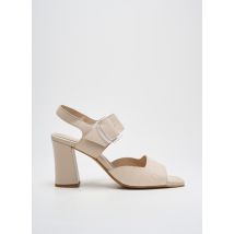 DANSI - Sandales/Nu pieds beige en cuir - Femme - Taille 45 - Modz