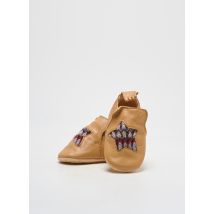 EASY PEASY - Chaussons/Pantoufles marron en cuir - Enfant - Taille 24 - Modz