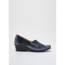 BOISSY - Mocassins bleu en cuir - Femme - Taille 41 - Modz