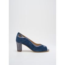PIESANTO - Ballerines bleu en cuir - Femme - Taille 39 - Modz