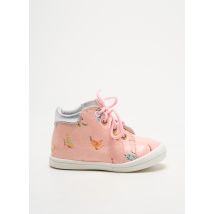 GBB - Bottillons rose en cuir enduit - Fille - Taille 20 - Modz