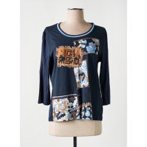 FRANK WALDER - T-shirt bleu en viscose - Femme - Taille 40 - Modz