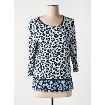 FRANK WALDER - Top bleu en viscose - Femme - Taille 40 - Modz