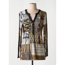 DOLCEZZA - Top marron en viscose - Femme - Taille 36 - Modz