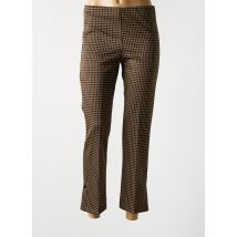 TINTA - Pantalon 7/8 marron en polyester - Femme - Taille 36 - Modz