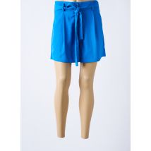 IKOONE&BIANKA - Short bleu en polyester - Femme - Taille 36 - Modz