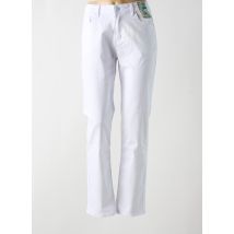 S.QUISE - Pantalon slim blanc en coton - Femme - Taille 44 - Modz