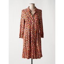 WHITE STUFF - Robe mi-longue orange en coton - Femme - Taille 38 - Modz