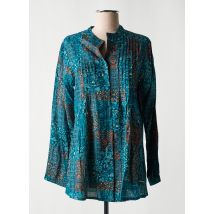 AGATHE & LOUISE - Chemisier bleu en viscose - Femme - Taille 46 - Modz