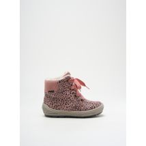 SUPERFIT - Bottines/Boots rose en cuir - Fille - Taille 24 - Modz