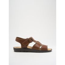 BOISSY - Sandales/Nu pieds marron en cuir - Homme - Taille 39 - Modz