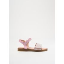 ACEBOS - Sandales/Nu pieds rose en cuir - Fille - Taille 26 - Modz