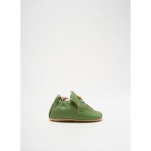 EASY PEASY - Chaussons/Pantoufles vert en cuir - Fille - Taille 18 - Modz