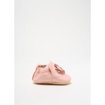 EASY PEASY - Chaussons/Pantoufles rose en cuir - Fille - Taille TU - Modz