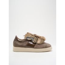 MORELLI - Baskets marron en cuir - Femme - Taille 37 - Modz