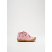 ACEBOS - Bottillons rose en cuir - Fille - Taille 21 - Modz