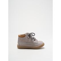 GBB - Bottillons gris en cuir - Garçon - Taille 19 - Modz