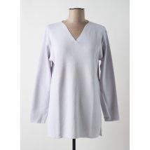 LEWINGER - Pull gris en merinos - Femme - Taille 42 - Modz