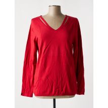 FRED SABATIER - Pull rouge en viscose - Femme - Taille 44 - Modz