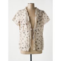 LEWINGER - Veste casual beige en viscose - Femme - Taille 44 - Modz