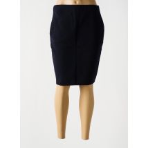 SAINT JAMES - Jupe mi-longue bleu en laine vierge - Femme - Taille 40 - Modz