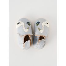 EASY PEASY - Chaussons/Pantoufles bleu en cuir - Garçon - Taille TU - Modz