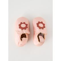 EASY PEASY - Chaussons/Pantoufles rose en cuir - Fille - Taille TU - Modz