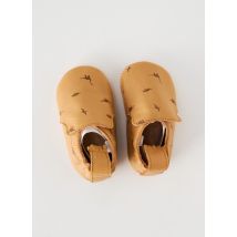 EASY PEASY - Chaussons/Pantoufles beige en cuir - Garçon - Taille TU - Modz