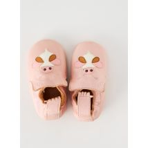 EASY PEASY - Chaussons/Pantoufles rose en cuir - Fille - Taille TU - Modz