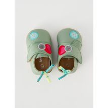 MOULIN ROTY - Chaussons/Pantoufles vert en cuir - Fille - Taille TU - Modz