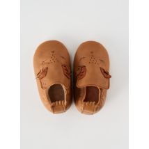 EASY PEASY - Chaussons/Pantoufles marron en cuir - Garçon - Taille 18 - Modz